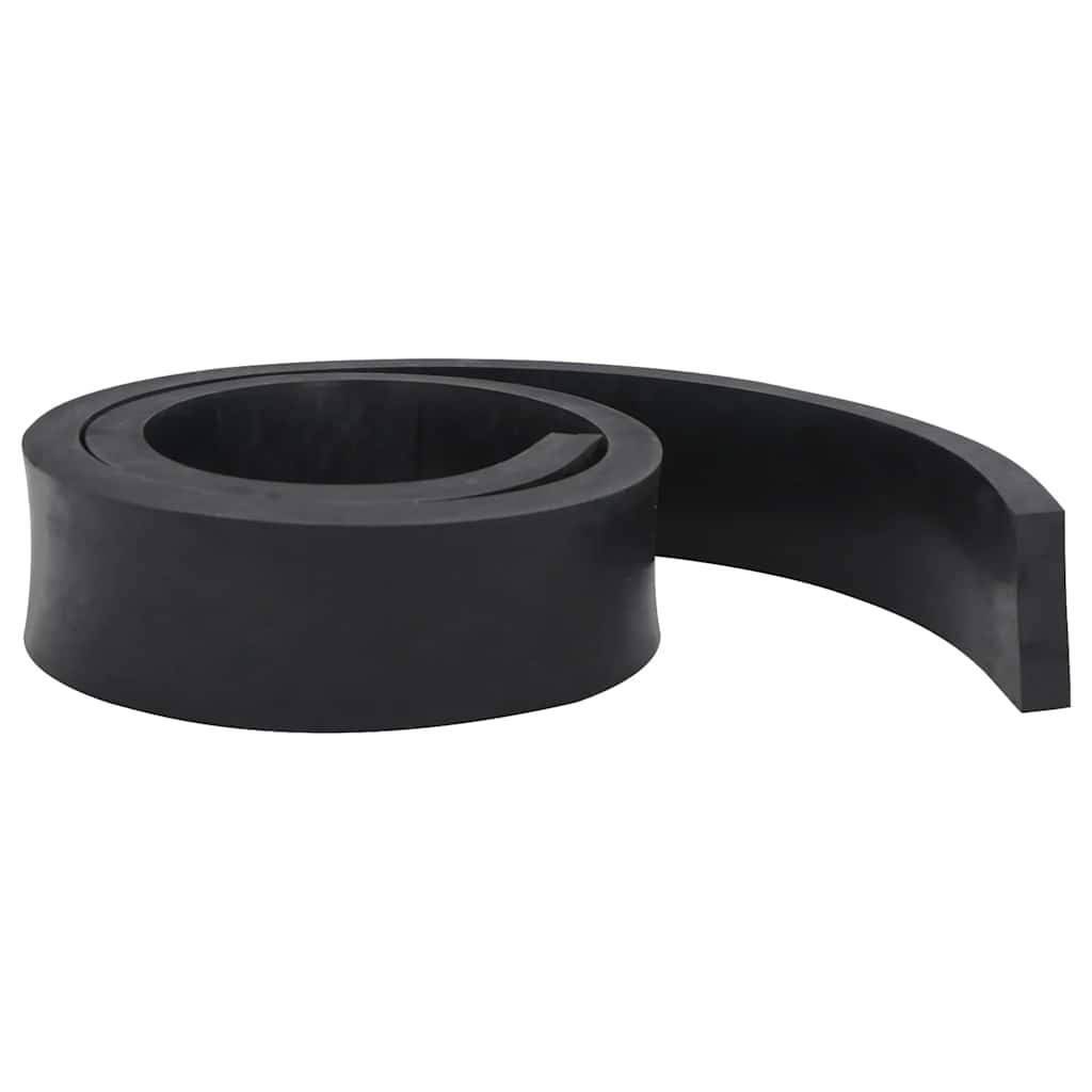vidaXL Rubber Edge for Snow Plow Black 180x10x2 cm