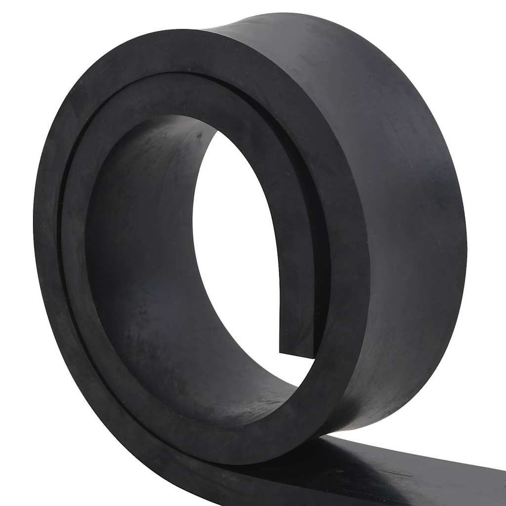 vidaXL Rubber Edge for Snow Plow Black 180x10x2 cm