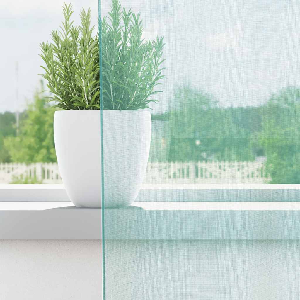 vidaXL Voile Curtains with Loops 2 pcs Turquoise 140x225 cm