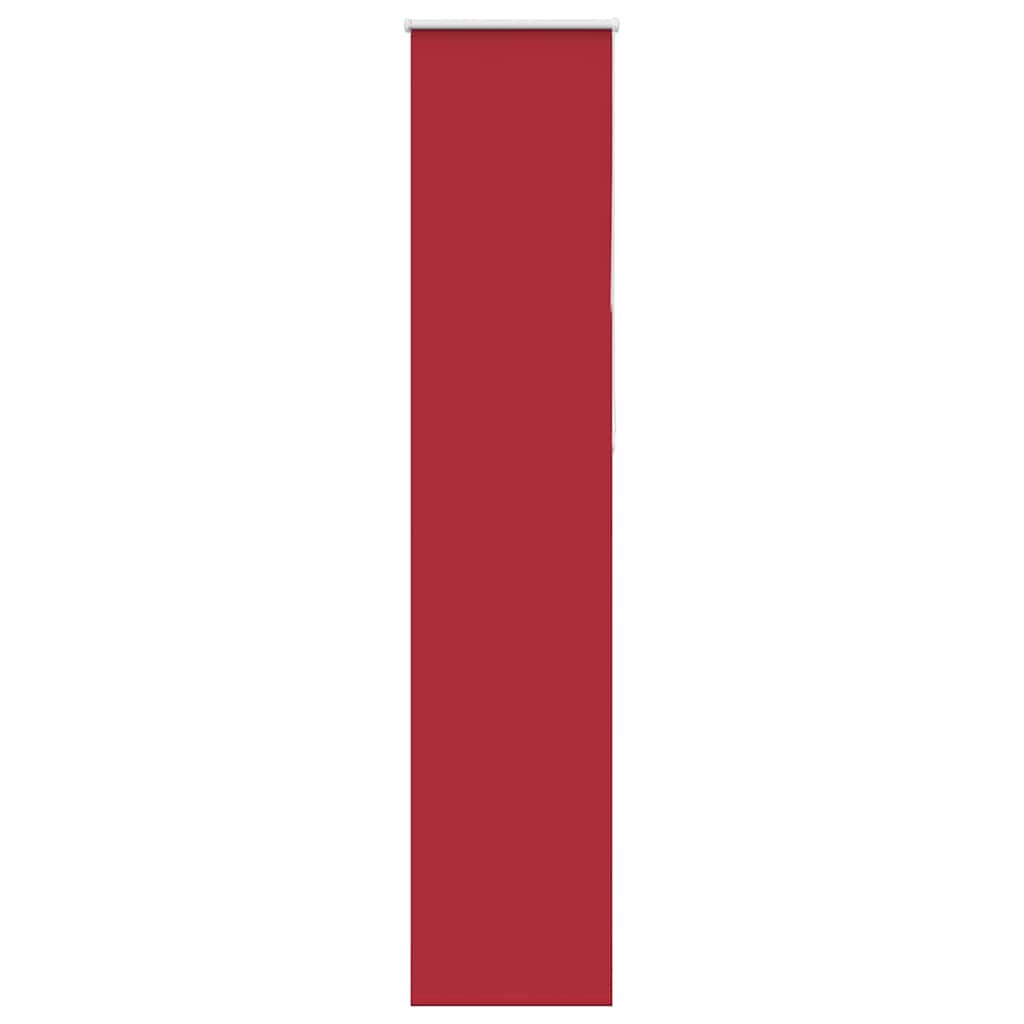 vidaXL Roller Blind Blackout Red 55x230 cm Fabric Width 50.7 cm Polyester