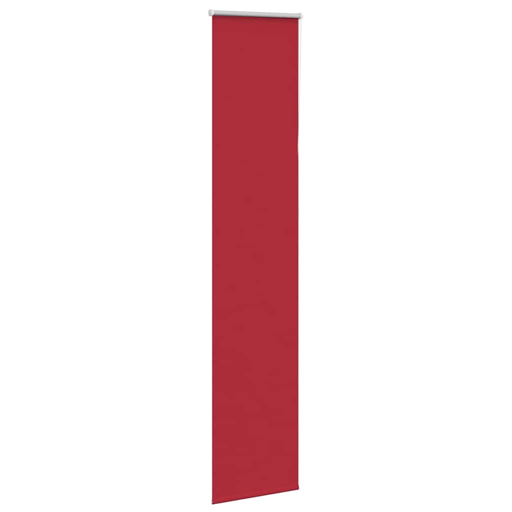 vidaXL Roller Blind Blackout Red 55x230 cm Fabric Width 50.7 cm Polyester