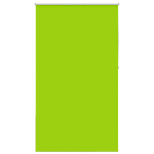 vidaXL Roller Blind Blackout Leaves Green 130x210 cm Fabric Width 126.6 cm Polyester