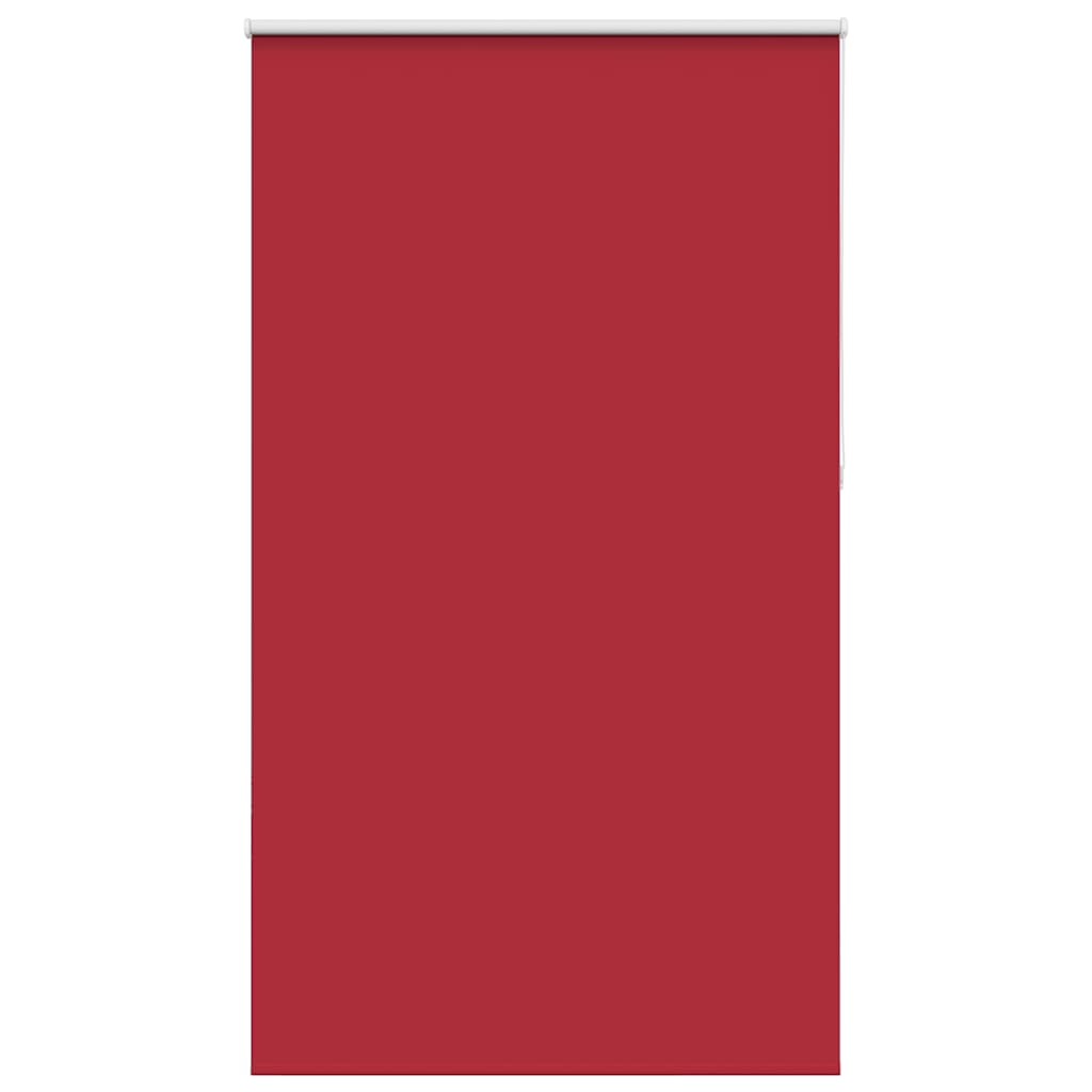 vidaXL Roller Blind Blackout Red 125x230 cm Fabric Width 121.6 cm Polyester