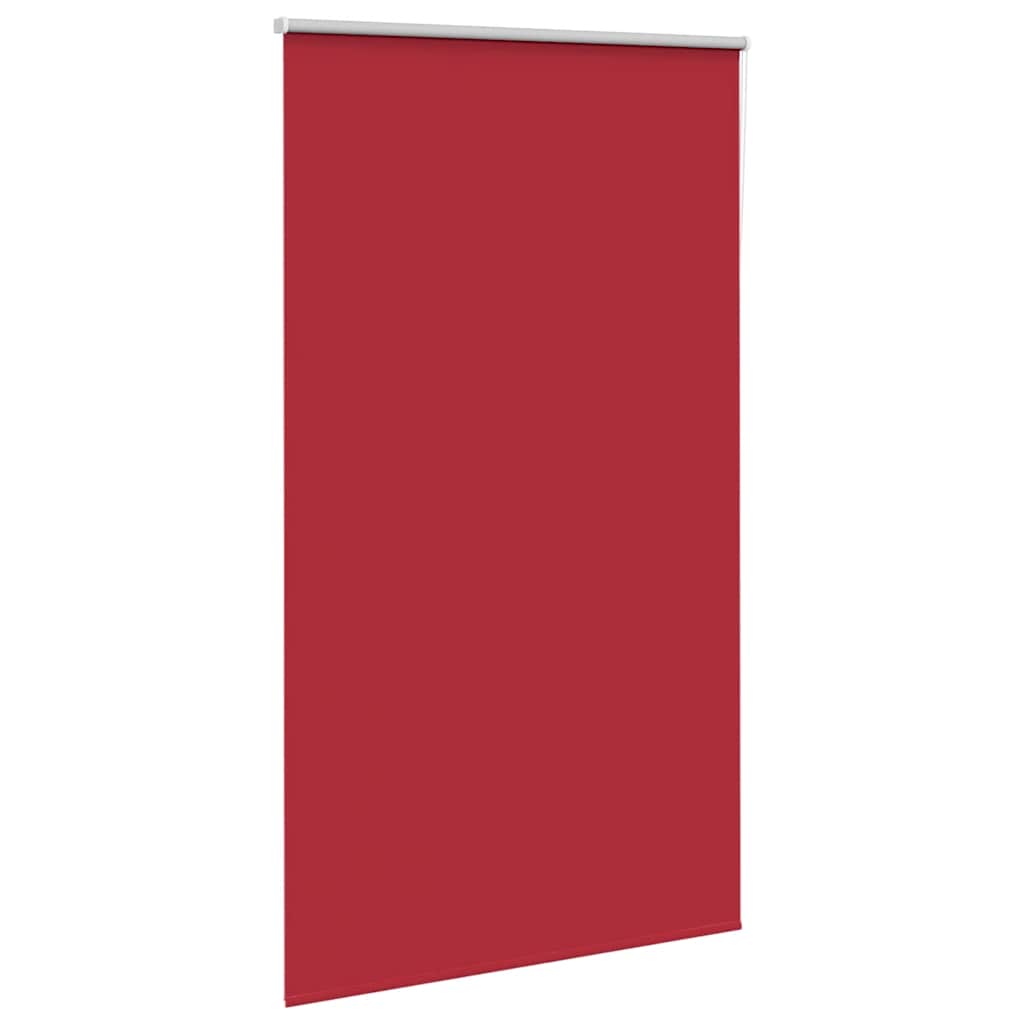 vidaXL Roller Blind Blackout Red 125x230 cm Fabric Width 121.6 cm Polyester