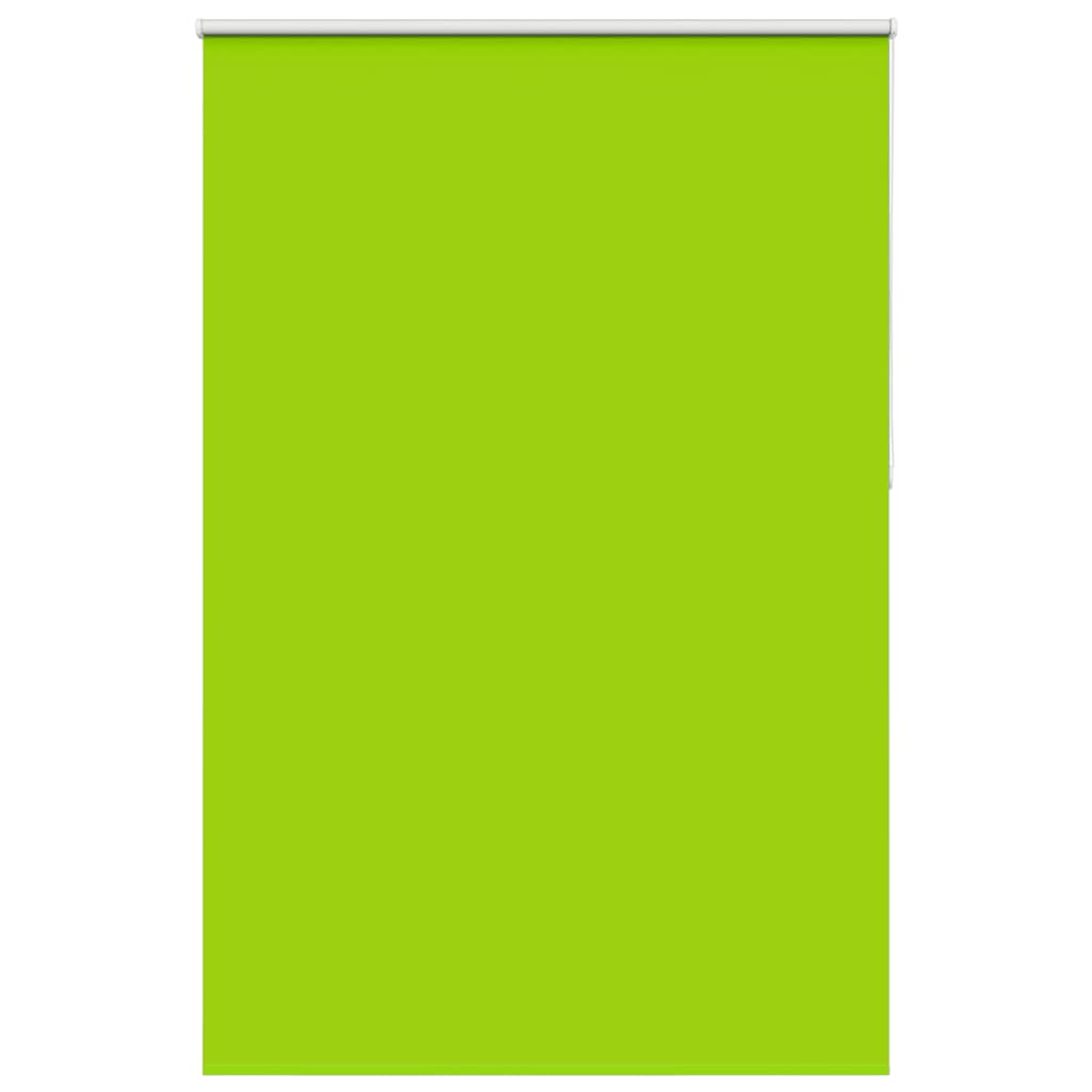 vidaXL Roller Blind Blackout Leaves Green 145x230 cm Fabric Width 141.6 cm Polyester