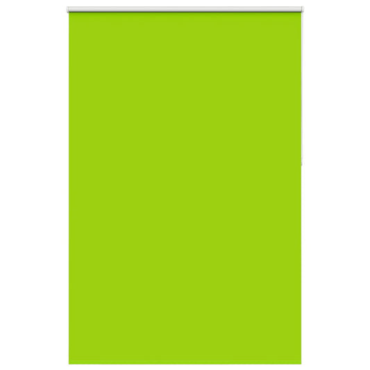 vidaXL Roller Blind Blackout Leaves Green 145x230 cm Fabric Width 141.6 cm Polyester