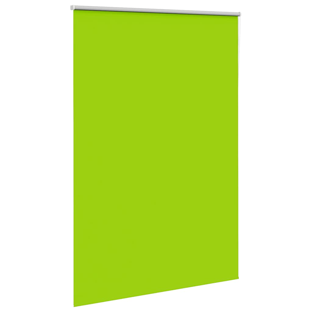 vidaXL Roller Blind Blackout Leaves Green 145x230 cm Fabric Width 141.6 cm Polyester