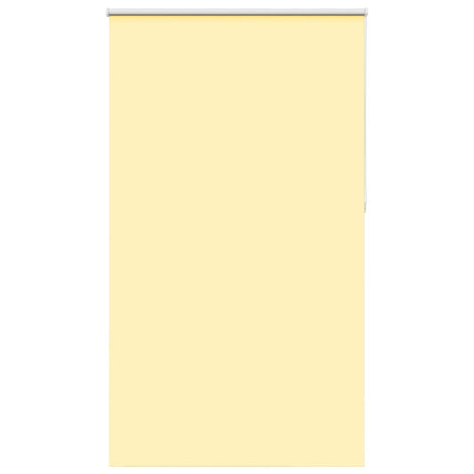 vidaXL Roller Blind Blackout Yellow 140x230 cm Fabric Width 136.6 cm Polyester