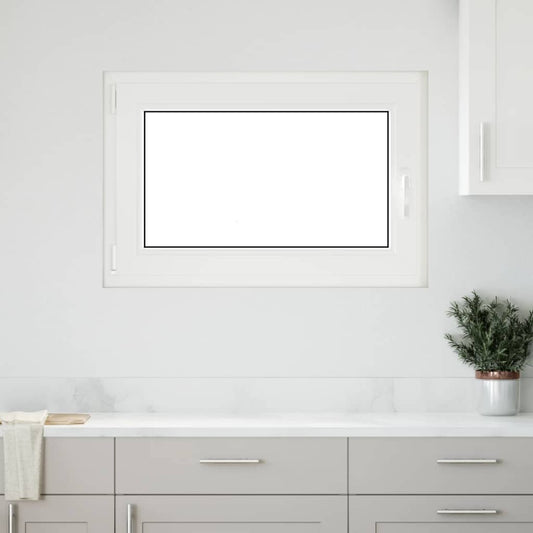 vidaXL Basement Window "RISOR" 60x80 cm Tilt&Turn DIN Left White