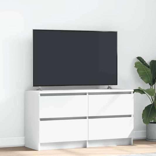 vidaXL TV Cabinet White 100x35x54 cm Engineered Wood