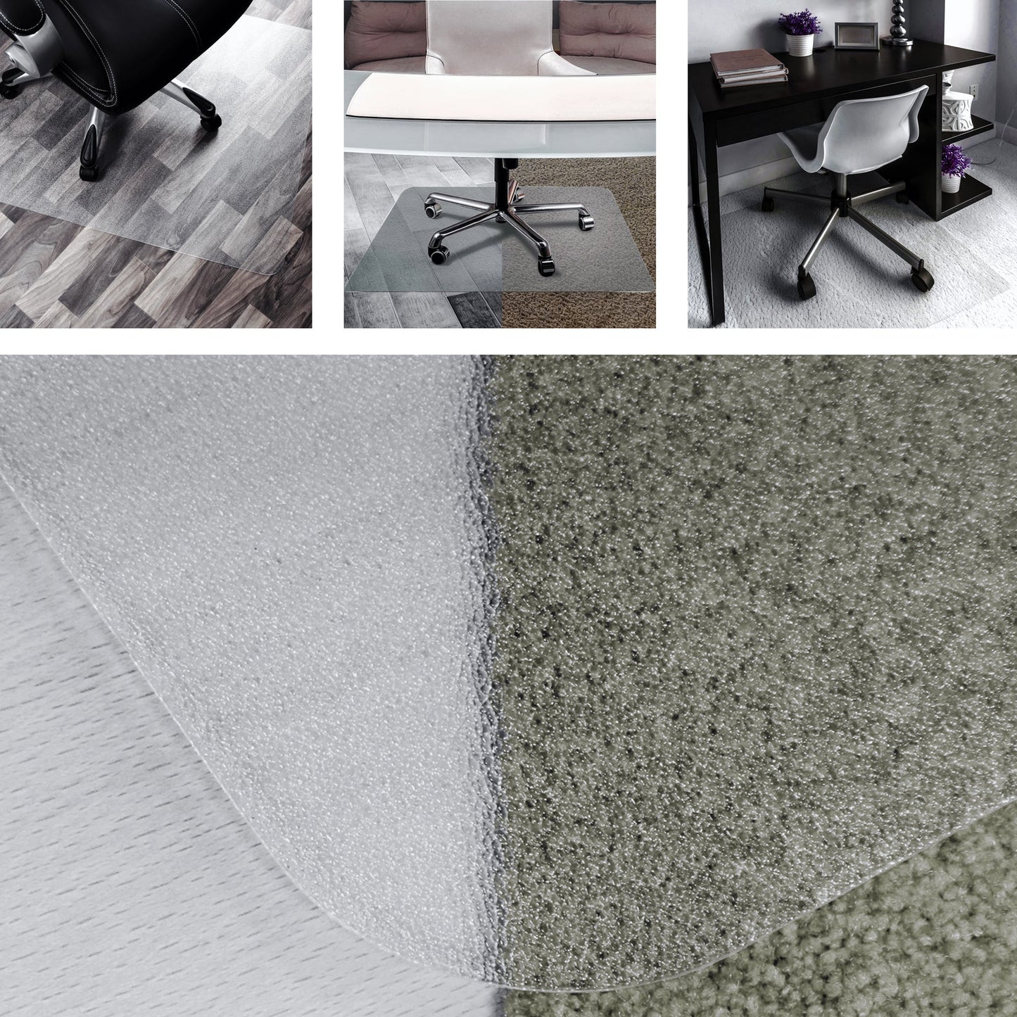 Cleartex Evolutionmat Rectangular Anti-Slip Chair Mat