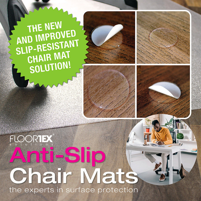 Cleartex Unomat Anti-Slip Rectangular Polycarbonate Chair Mat