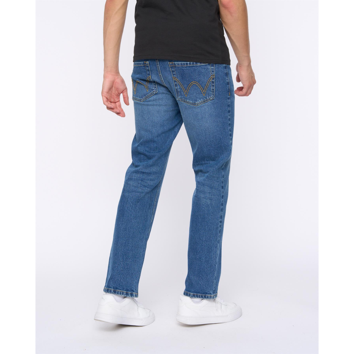 Hydras Straight Leg Jeans Mid Wash
