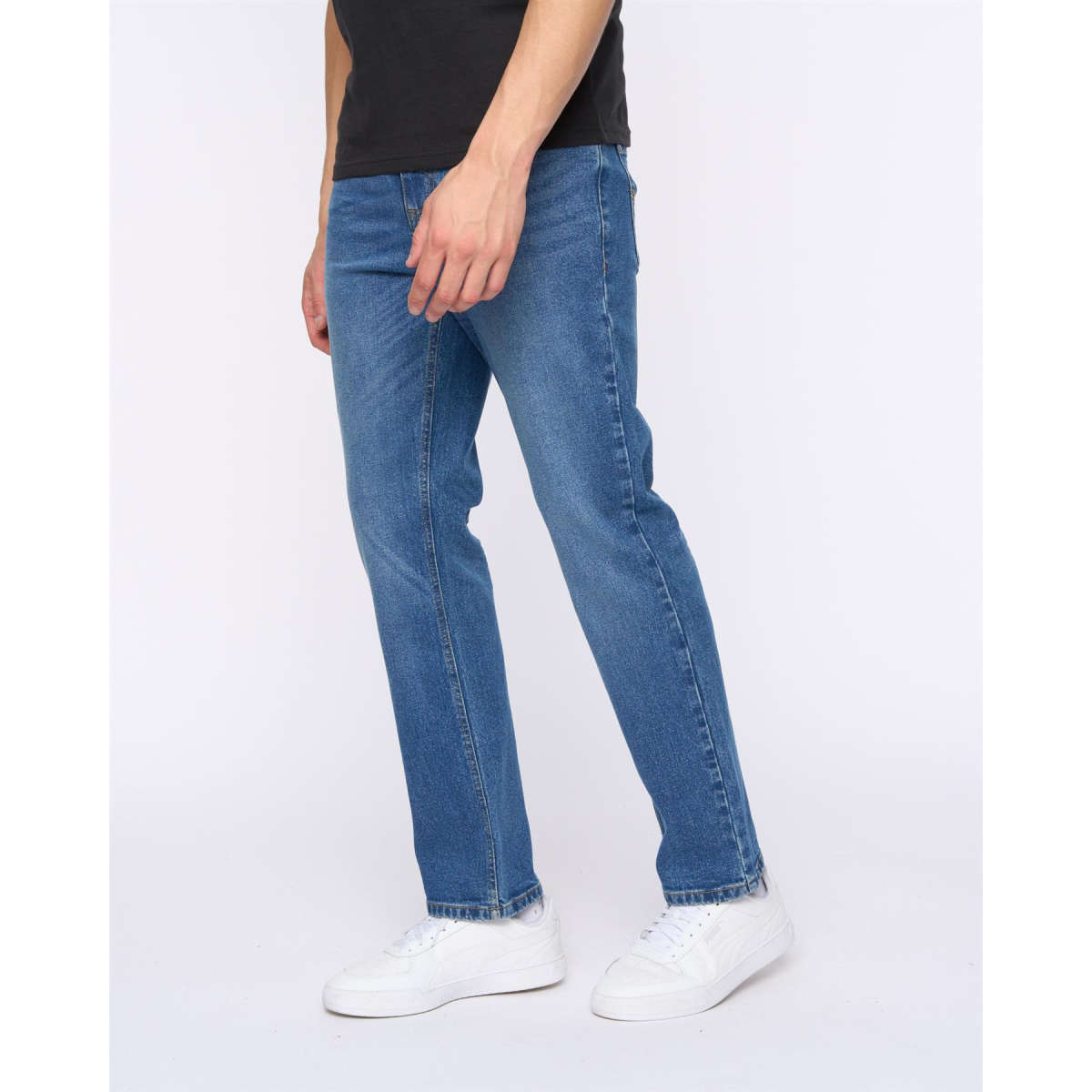 Hydras Straight Leg Jeans Mid Wash