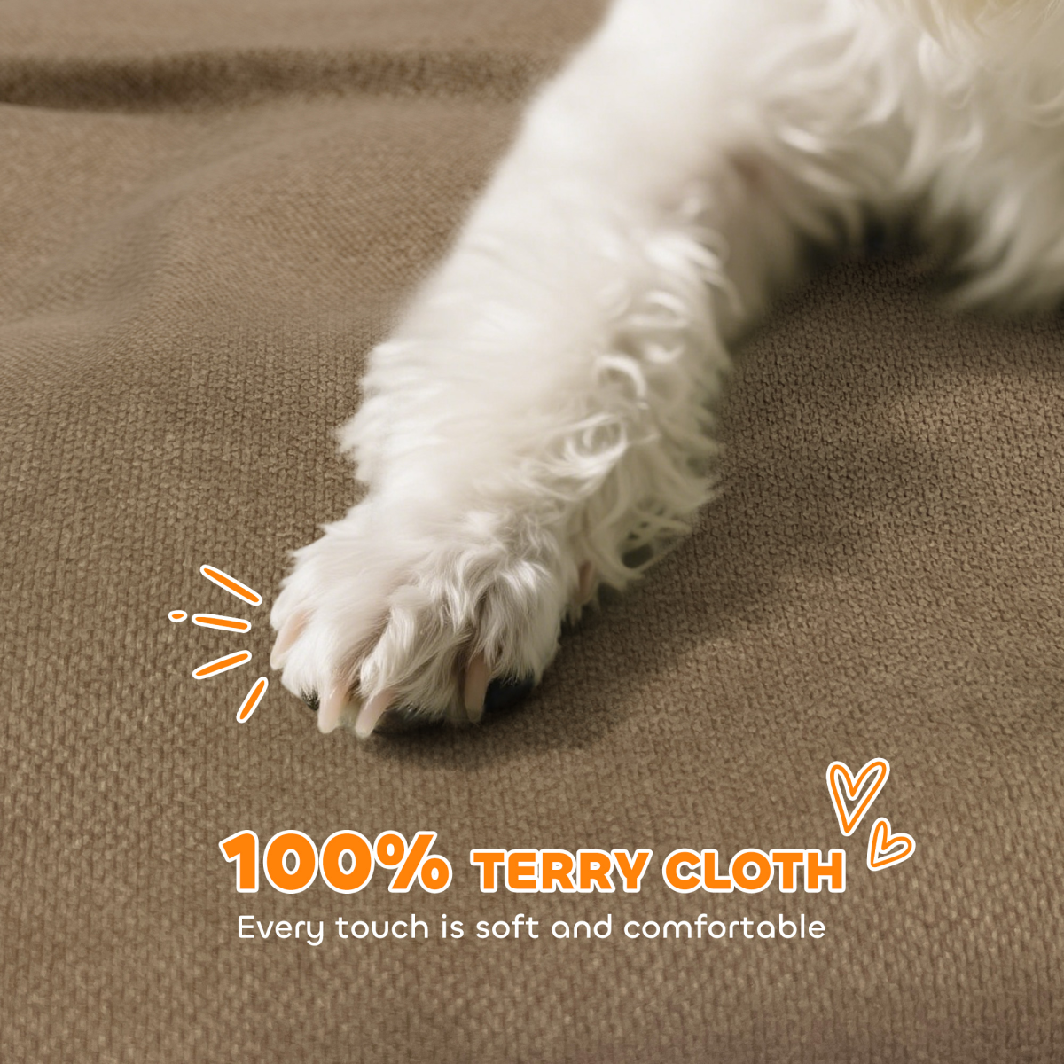 PawHut Dog Sofa Bed, Cat Sofa with Backrest, Armrest, for Small Dogs