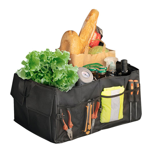 Carousel Carry Foldable Car Trunk Organizer Storage Bag Velcro Extra Grip
