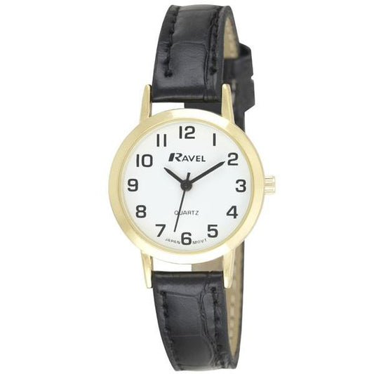 Ravel Ravel Ladies Leather Strap Quartz Watch R0102.01.2A