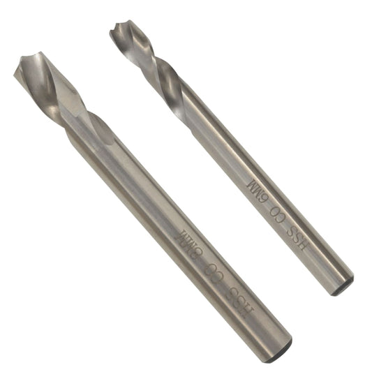 vidaXL vidaXL 2 Piece Spot Weld Drill Bit Set 6/8 mm HSS