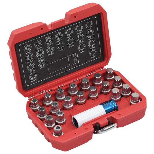 vidaXL vidaXL 21 Piece Rim Lock Socket Set for BMW