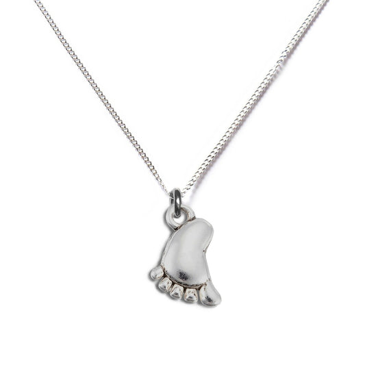 Aye Do Gifts Baby Foot Silver Necklace Silver