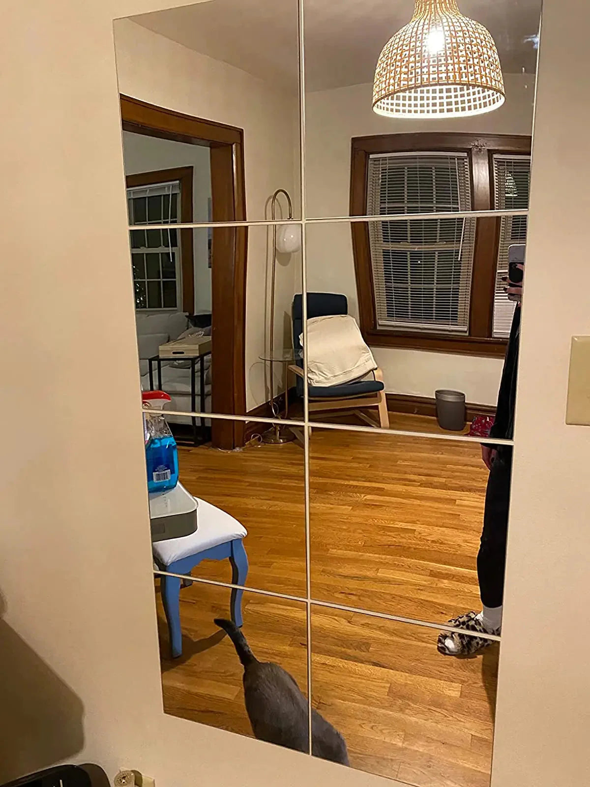 4PCs 3D Mirror Wall Stickers