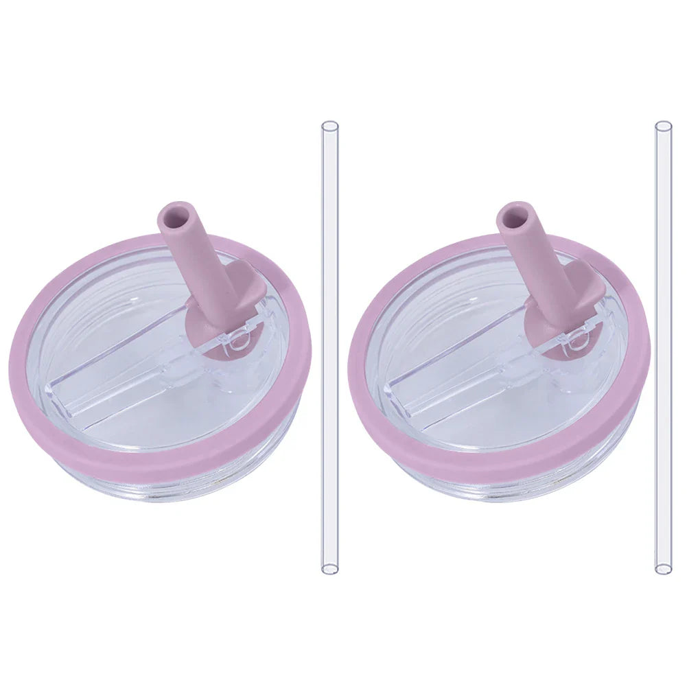 2Pc Dustproof Tumbler Lid Straw Spill Proof Tumbler Cover Replaceble Tumbler Flip Straw Lid for Stanley 30oz Tumbler Accessories