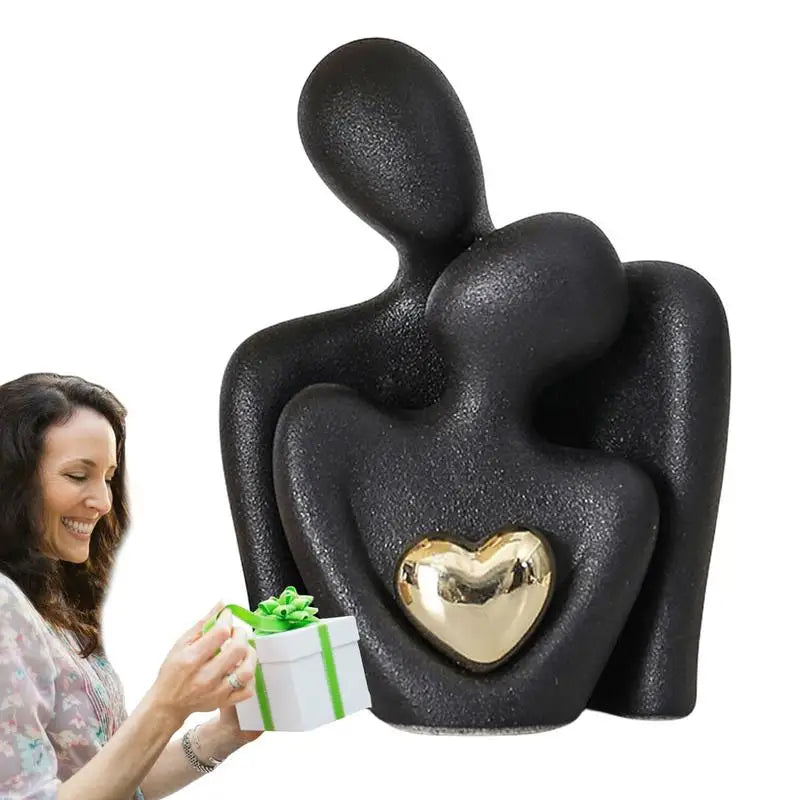 Decorative Abstract Couple Statue Modern Decoration