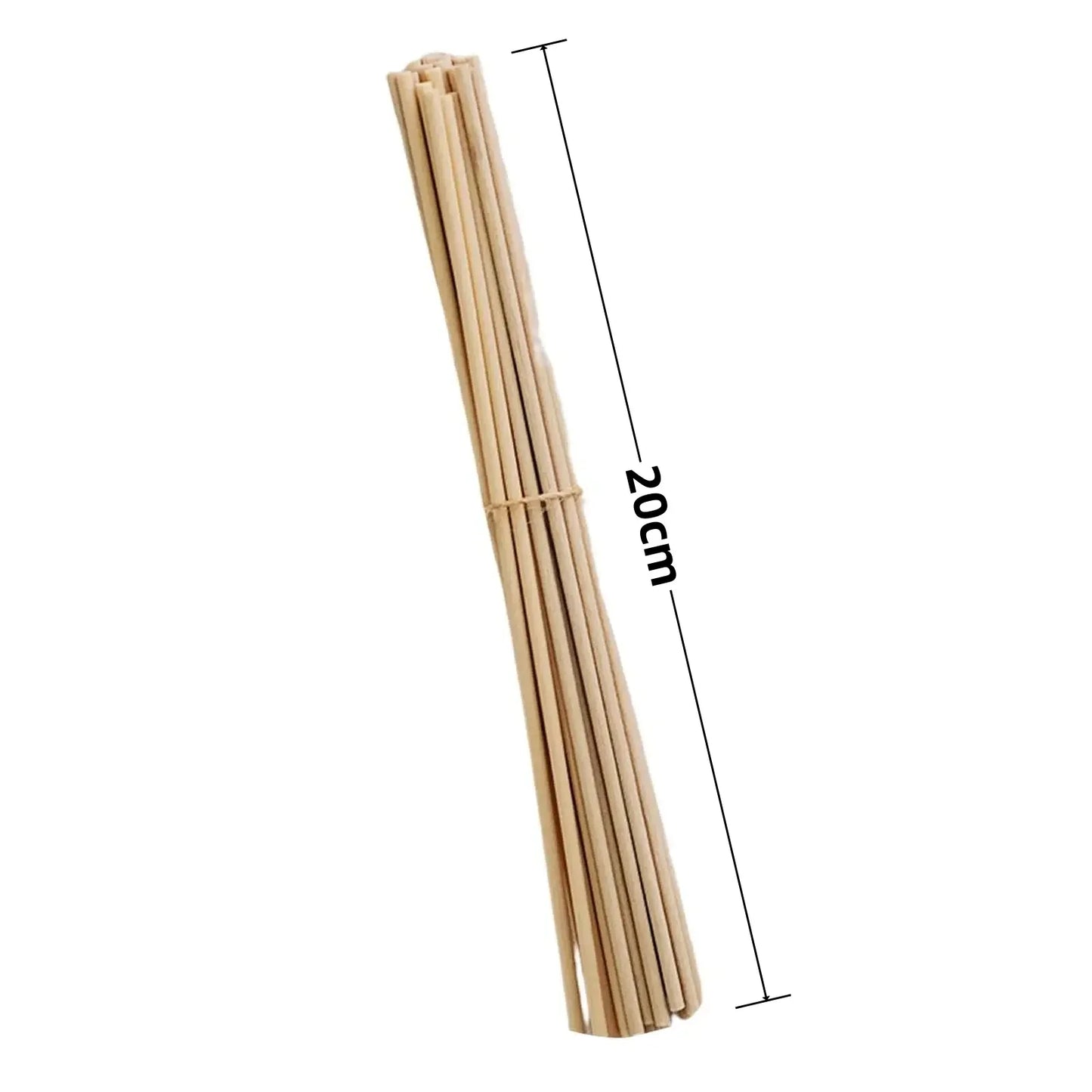 100Pcs Reed Diffuser Sticks Set 3mm 8inch Fiber Reed Diffuser Sticks Fragrance for Bedroom Office Bathroom Home