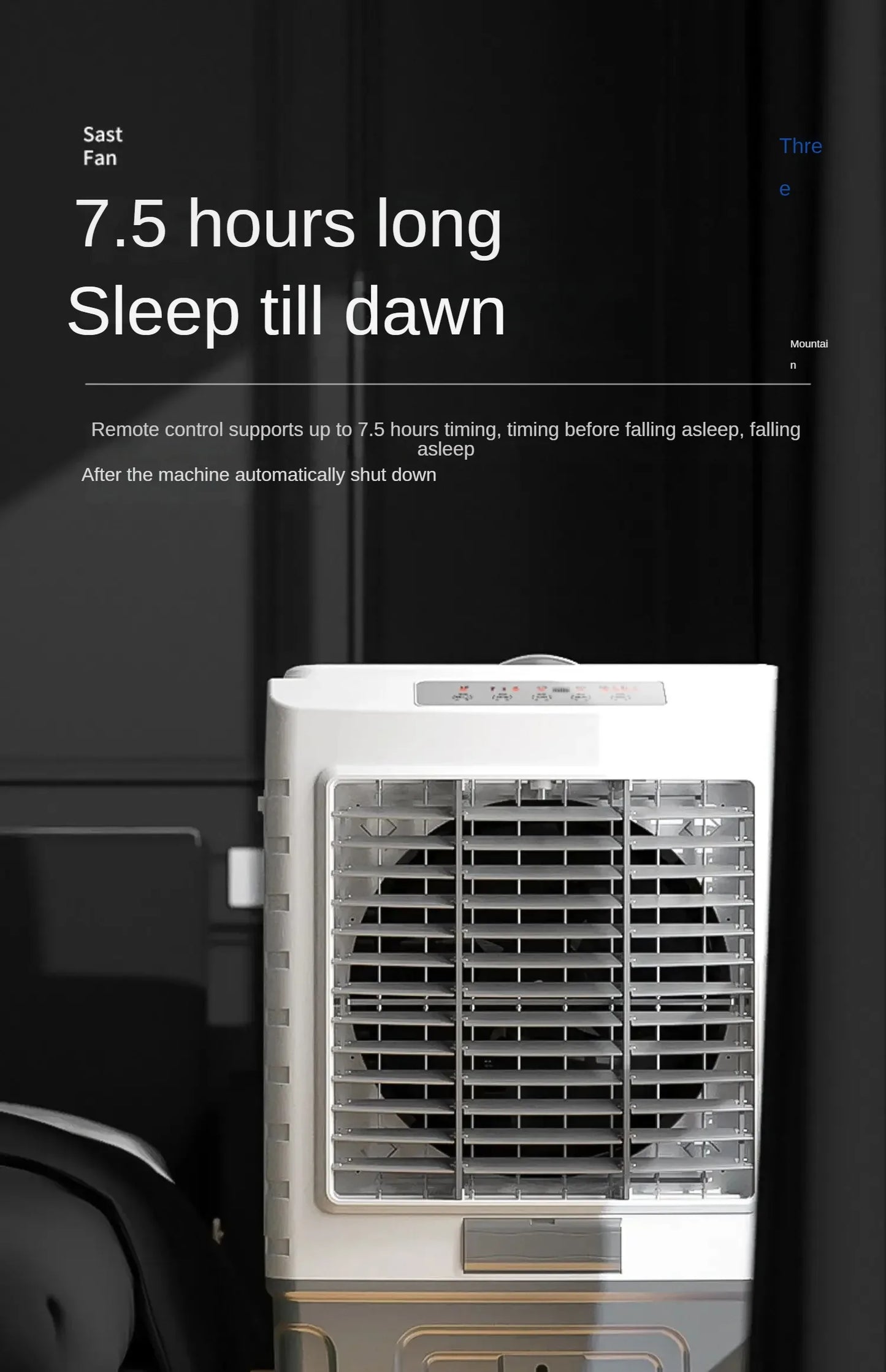 Air Cooler Large Industrial Water Cooler Evaporative Water Cooling Air Conditioner Fan Household Fan Mini Aire Acondicionado