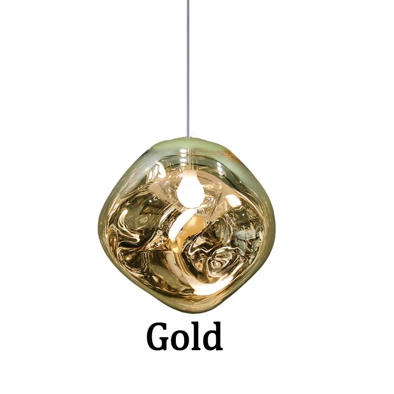 Modern Lava LED Chandeliers PVC Lighting