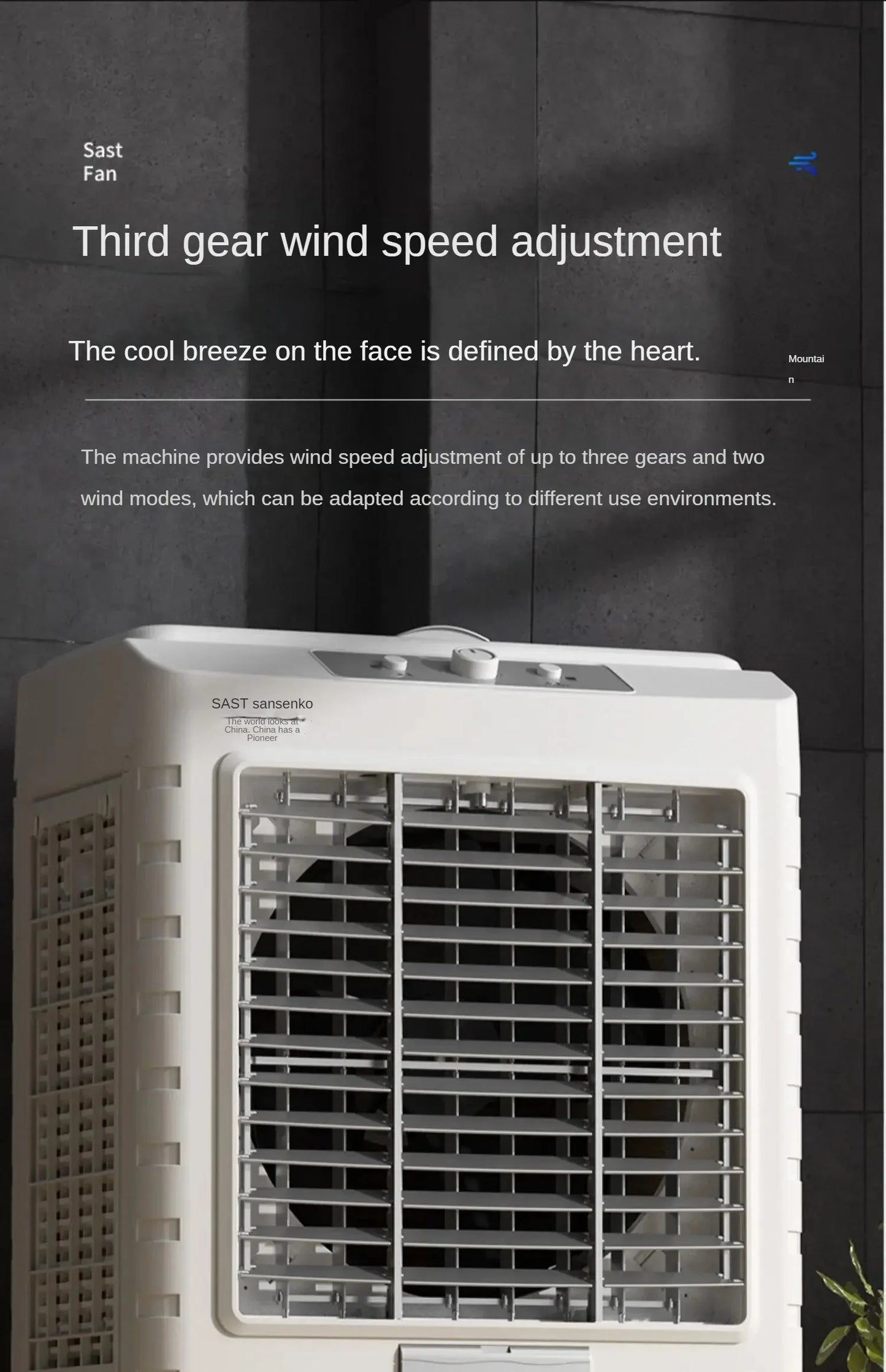 Air Cooler Large Industrial Water Cooler Evaporative Water Cooling Air Conditioner Fan Household Fan Mini Aire Acondicionado