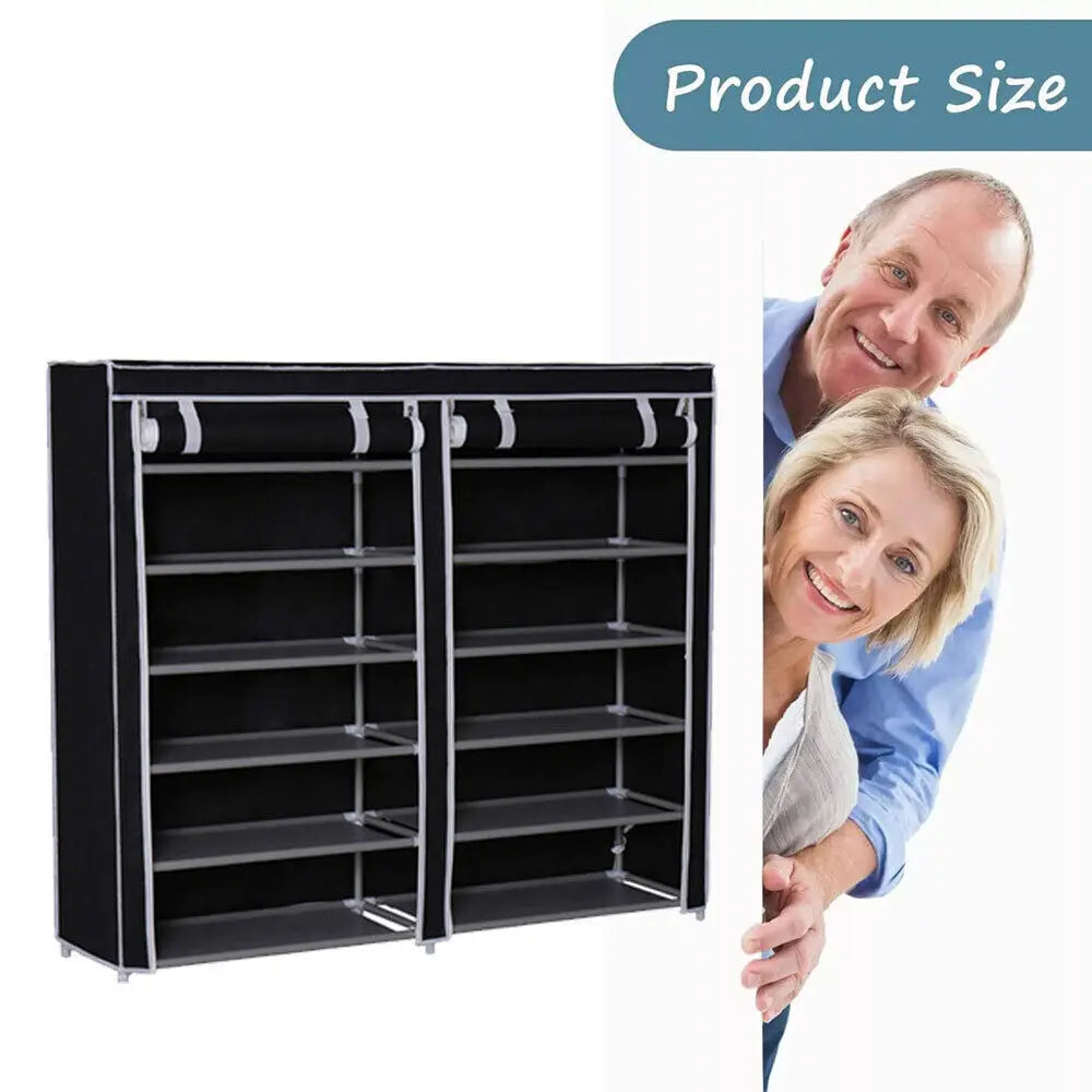 7/10Tier Dustproof Shoe Cabinet Multilayer Minimalist Nonwoven Shoe Rack Organizer Home Furniture Space-saving Organizer