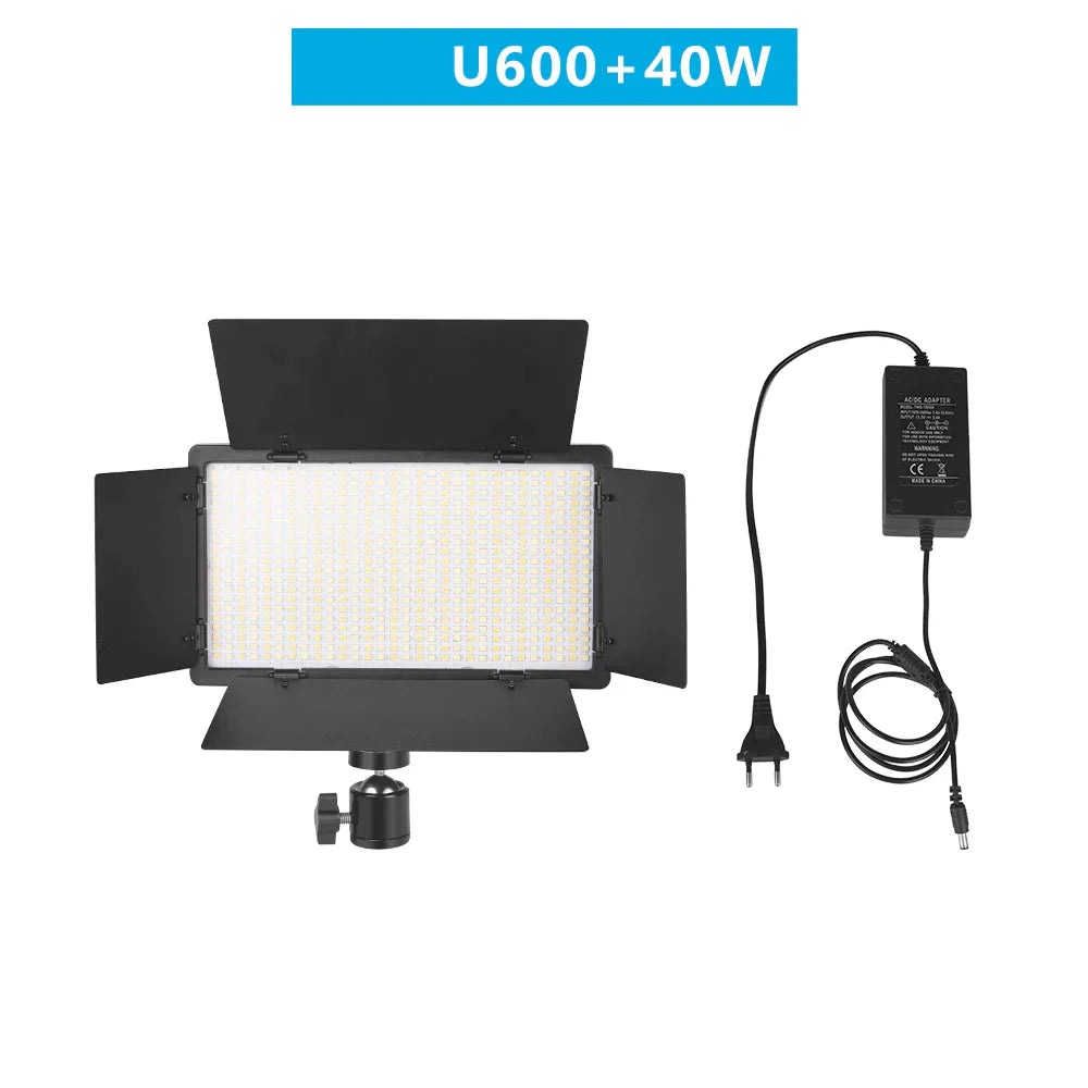 LED Video Light Photo Studio Lamp Bi-Color 2500K-8500k