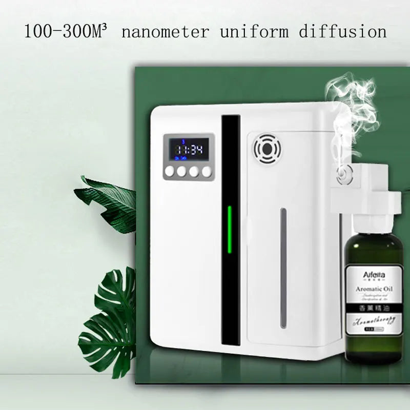 Scent Machine Aroma Diffuser Wall Mounted Hotel 160ML Aroma With Fan Inside