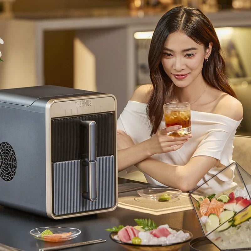 Ice Cube Machine Small Office Fully Automatic Ice Machine Home Portable 15KG Dormitory Mini 220V Maquina Para Hacer Hielo