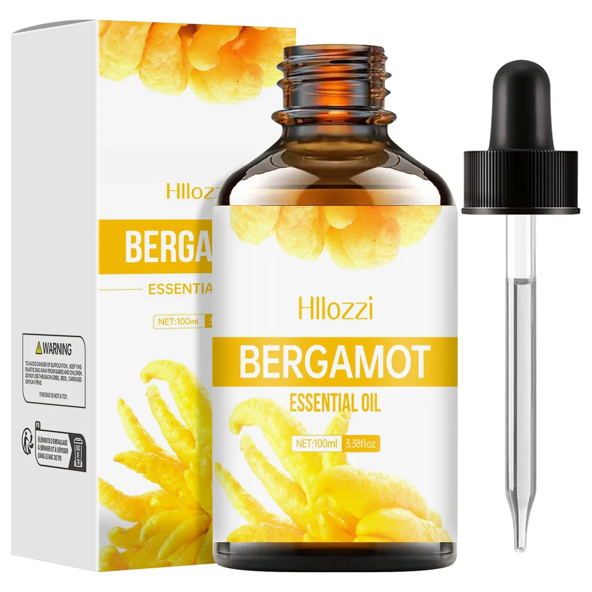 Bergamot Oil, Premium Essential Oil for Hair Care, Home Diffusers, Skin, Spas, Massage and Humidifiers