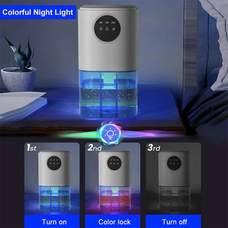 Bedroom dehumidifier moisture absorption dehumidification dryer household dehumidifier basement small dehumidifier