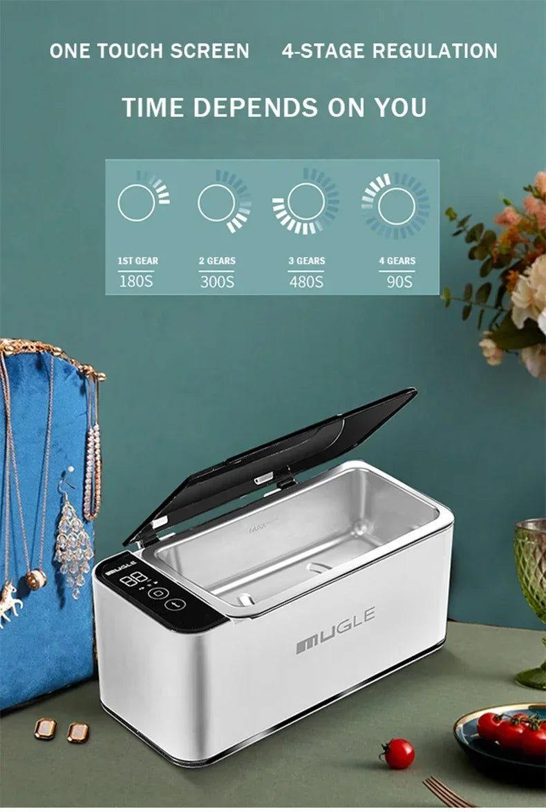 50W Ultrasonic Cleaner Ultrasonic Glasses Jewelry Cleaner 500ML Ultrasonic Cleaning Machine Ultrasound Washing Bath For Glasses