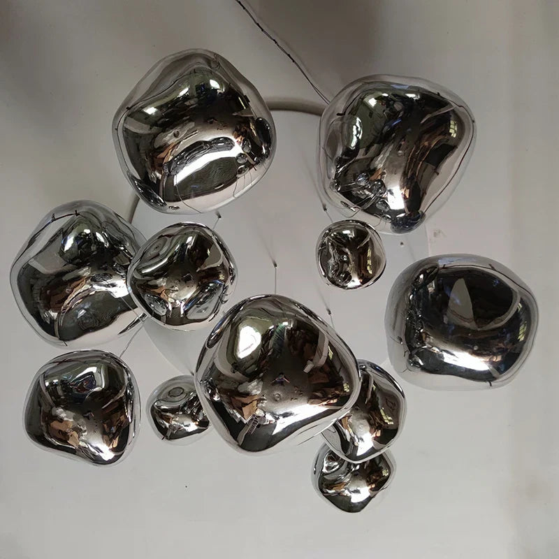 Modern Lava LED Chandeliers PVC Lighting