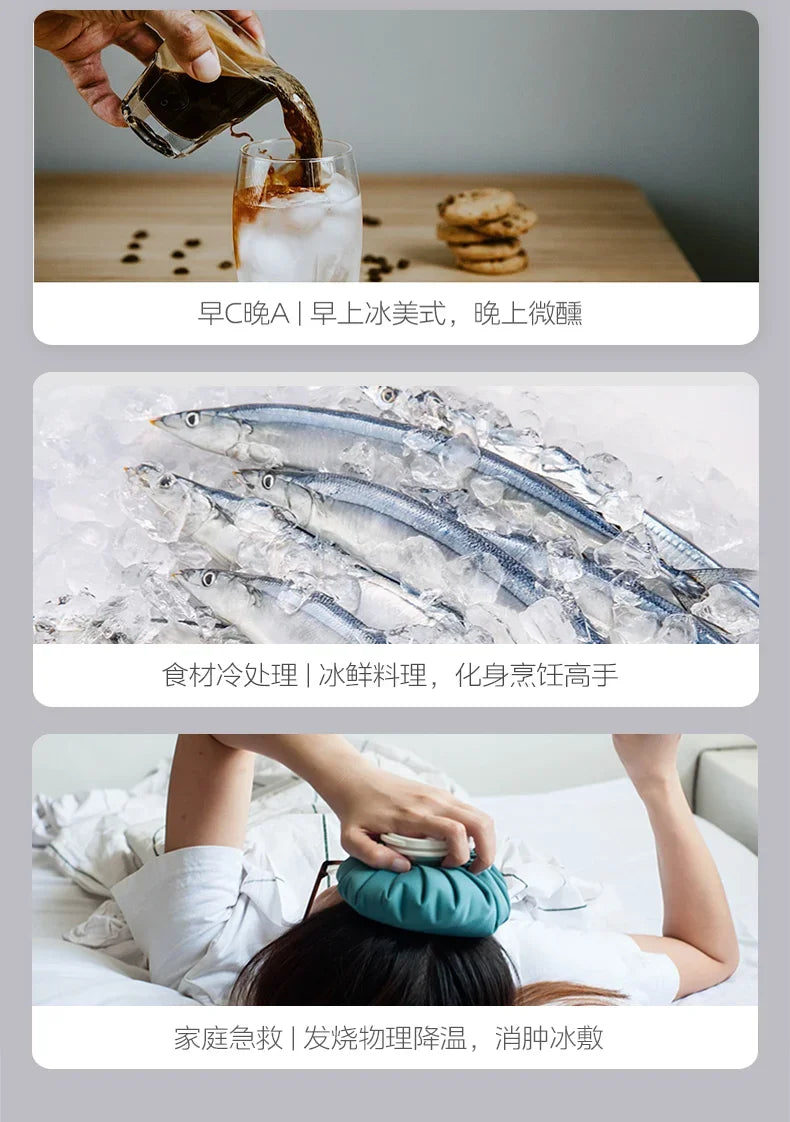 new dormitory Household small ice maker outdoor  student ice maker mini fully automatic ice cube machine