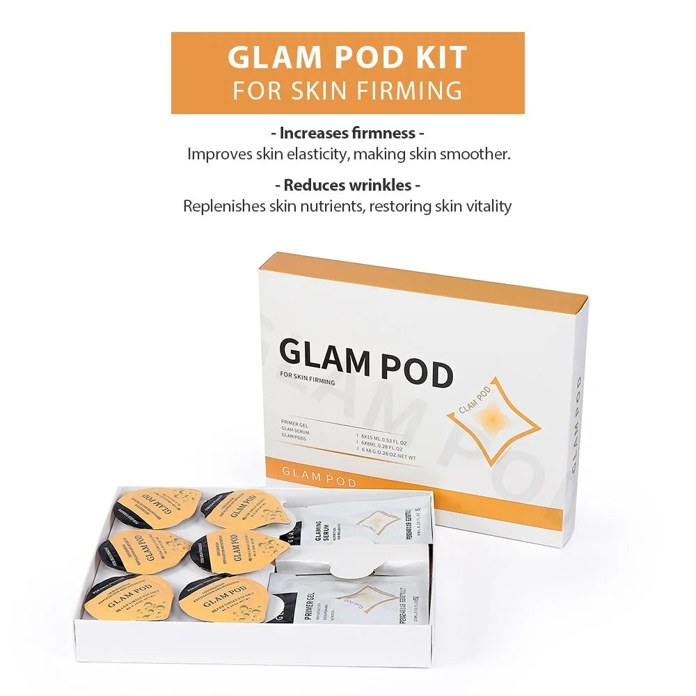 Glam Pod For Aqua Facial Machine CO2 Pods For Bubble Facial Beauty Machine Revive Pods co2 Capsule Gels Facial SPA Skin Clean