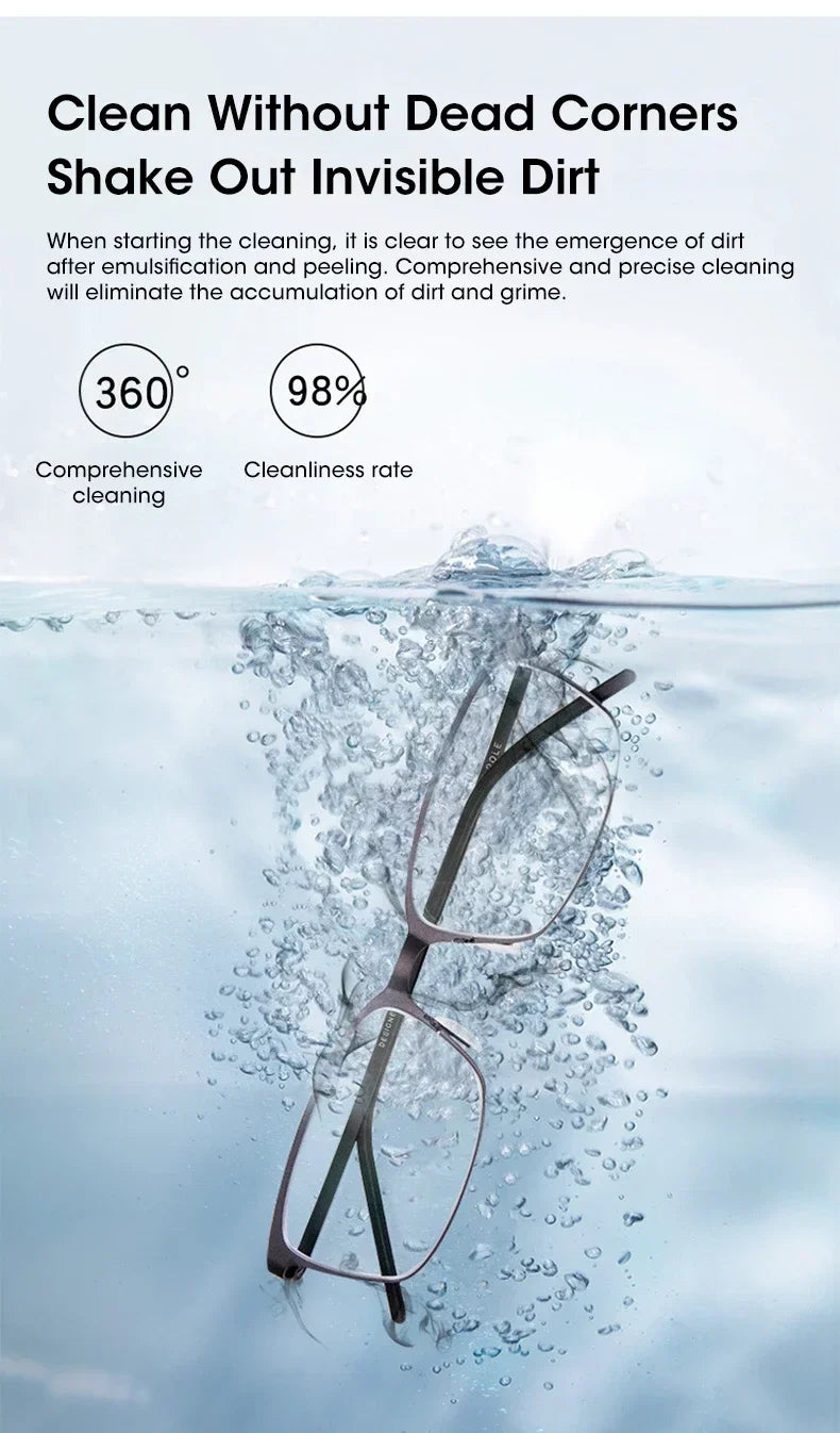 50W Ultrasonic Cleaner Ultrasonic Glasses Jewelry Cleaner 500ML Ultrasonic Cleaning Machine Ultrasound Washing Bath For Glasses