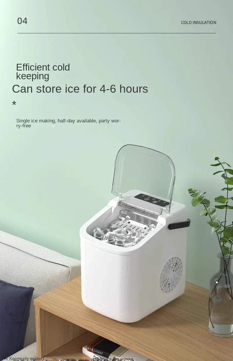Ice Generator Slush Machine Cube Maker Dry Cubes Making Factory Countertop Cream Mould Snowflake Nugget Crusher Home Margarita
