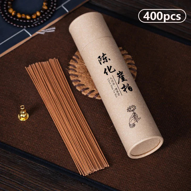 400Pcs Natural Sandalwood Sticks Home Incense Sticks Blessing Ceremony Prayer Buddha Incense Wormwood Sandalwood Agarwood
