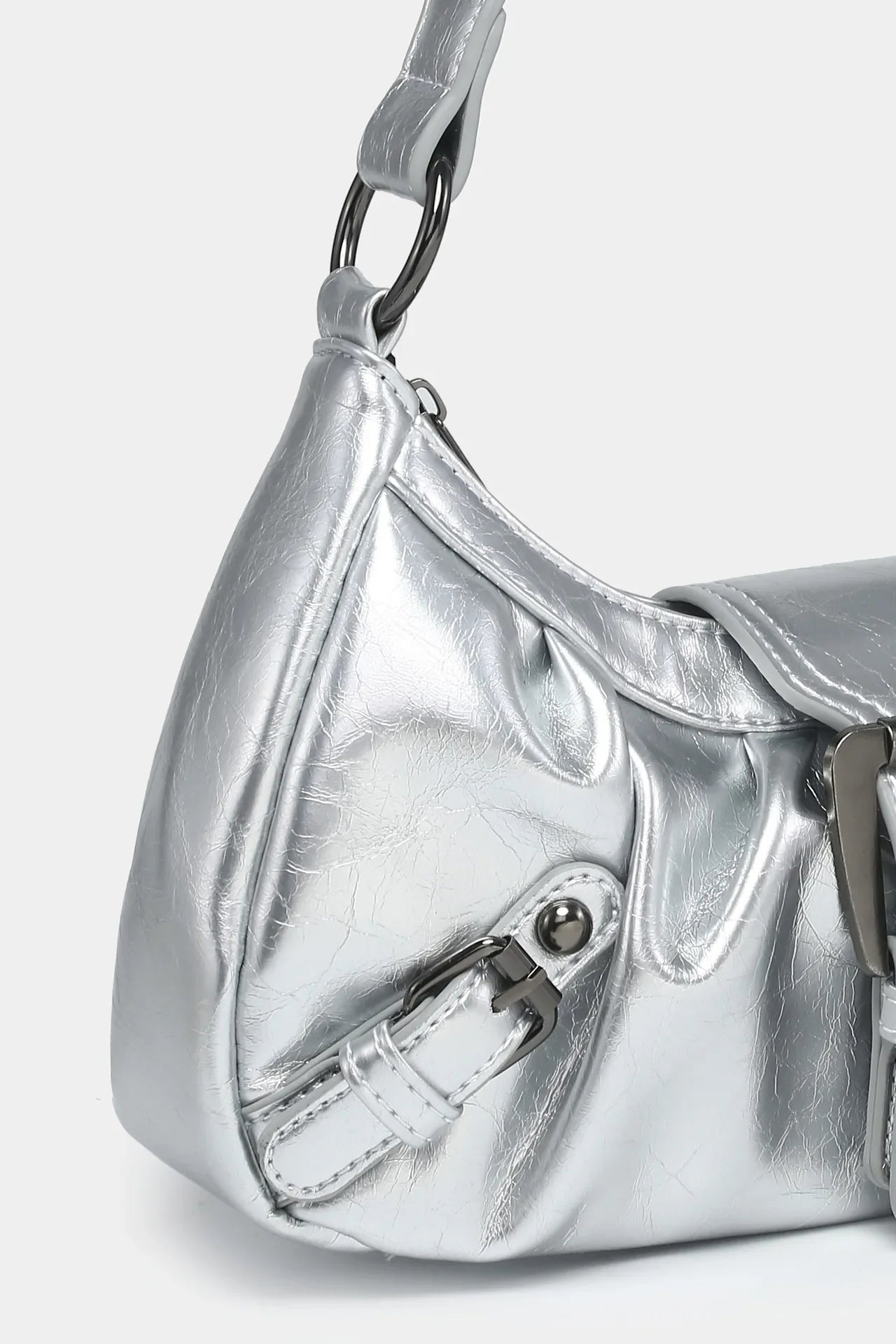 Hot Selling Maillard-Style Retro Small Bag Spicy Girl Y2K Wasteland-style Vintage Leather Shoulder Armpit Bag 2025
