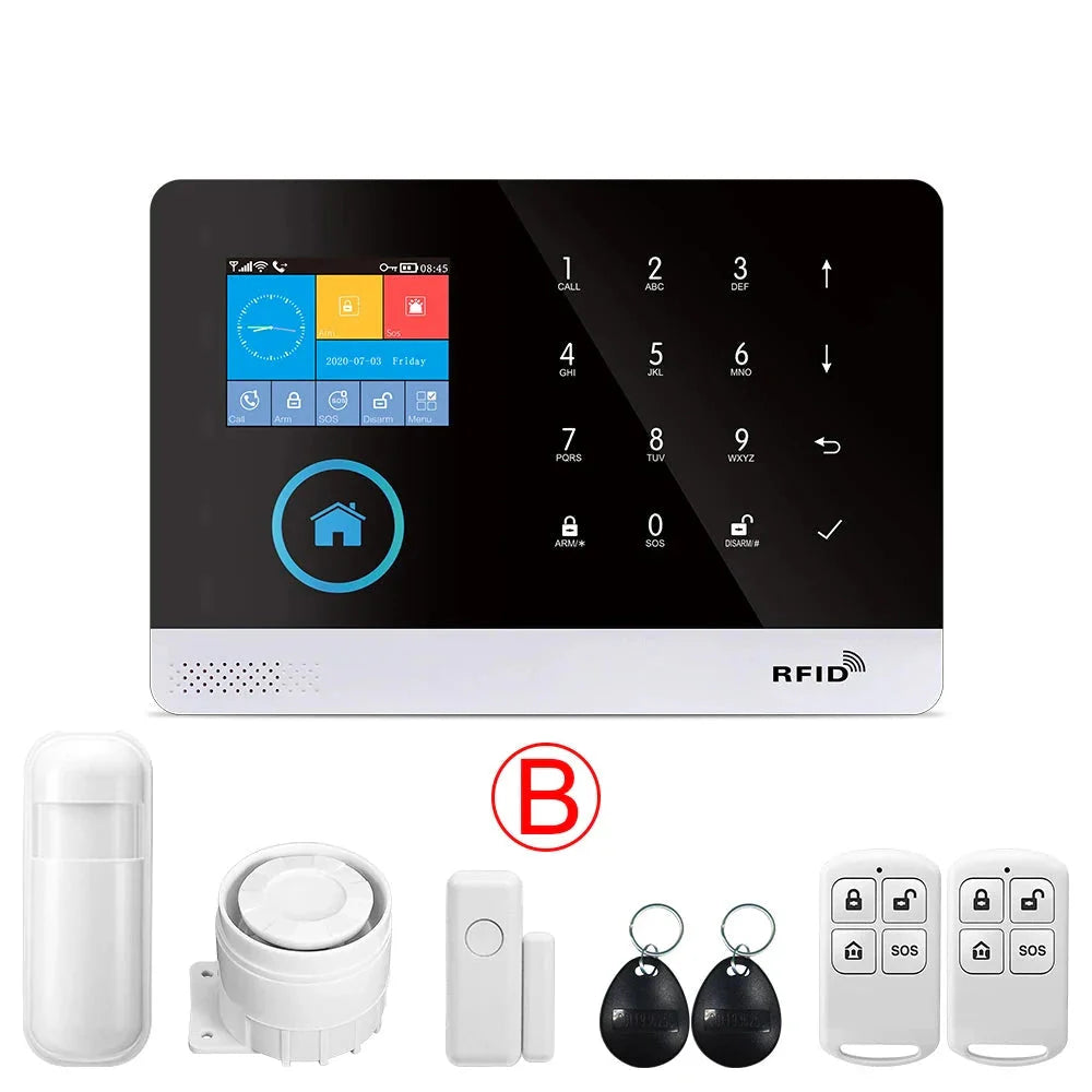 Alarm System for Home Burglar Security 433MHz WiFi GSM Alarm Wireless