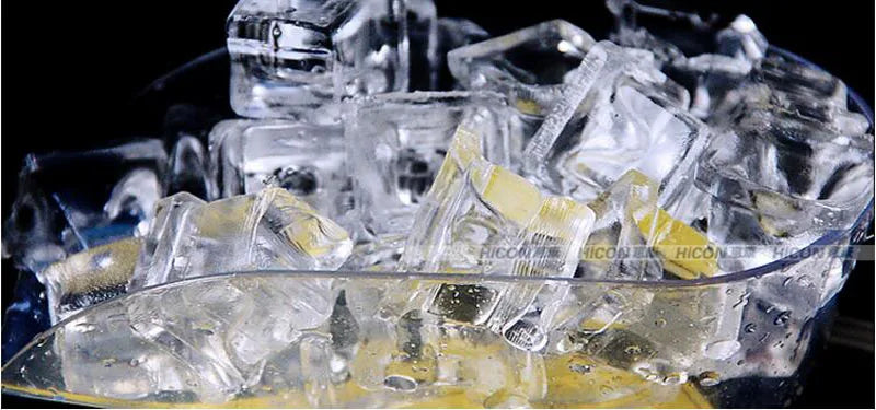 Countertop Nugget Ice Maker Self Cleaning Pellet Ice Machine Open and Pour Water Refill Stainless Steel Housing