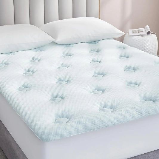 Memory Foam Mattress Topper Bed, Mattress Cover Pad with Extra Deep Pocket, Mattress Toppers Multiple sizes,mattress