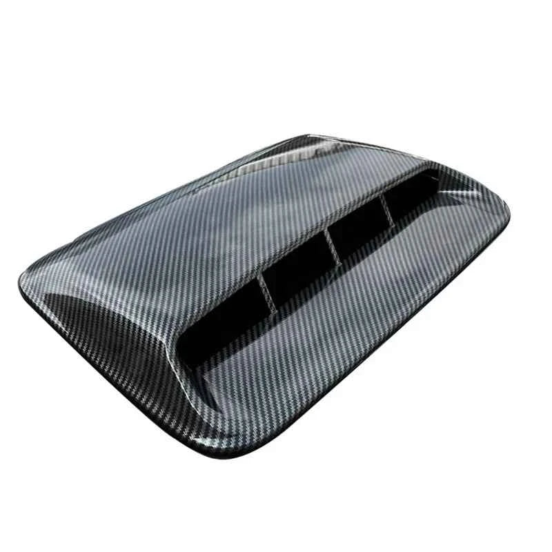 40cm Universal Car Air Flow Decorative Intake Hood Scoop Bonnet Vent Sticker Cover Hood Geared to fit any FLAT Hood Vehicle