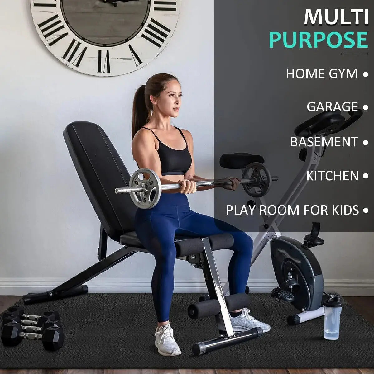 60X60cm EVA INTERLOCKING OR MATS SOFT FOAM GYM ORING MAT YOGA TILES UK